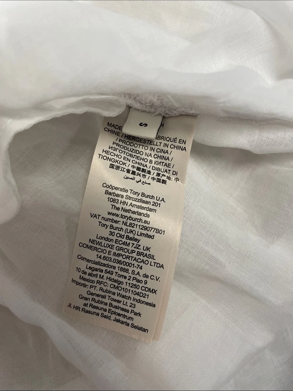 Linen And Cotton Midi Dress - White -NWT -S